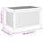Water Resistant Bamboo Deck Box in Brown-133568016