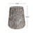 Outdoor Cleme Carved Side Table, Brown-750865456