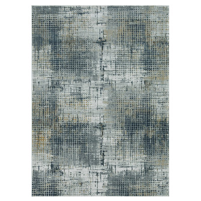 Tapis décoratif gris Touffeté abstrait Nelida