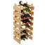 Geis 21 Bottle Solid Wood Floor Wine Bottle Rack-546021017-658952954