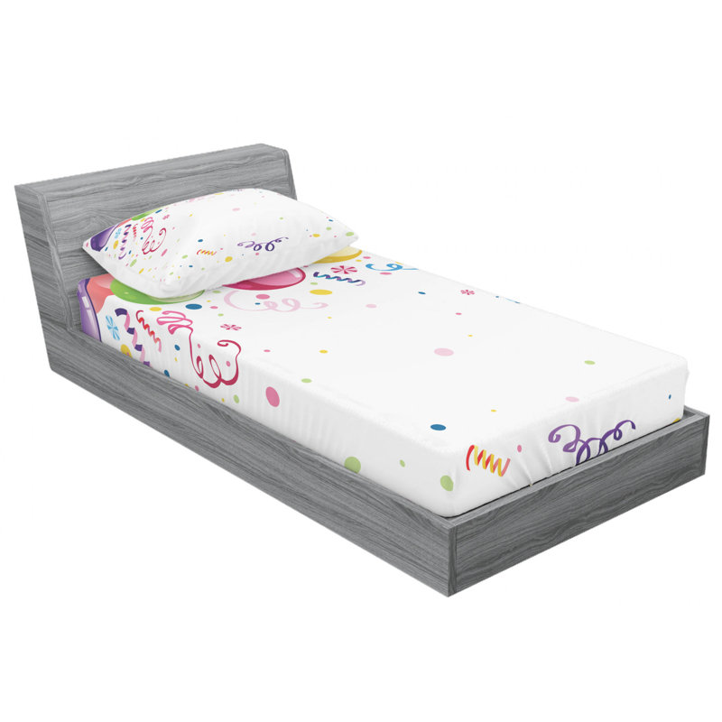 Microfiber Fitted Sheet, Twin XL Fitted Sheet with 1 Pillowcase