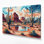 Art mural sur toile, "Oasis 103" de Southwestern