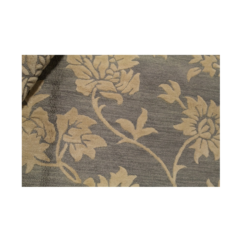 Wool Floral Area Rug