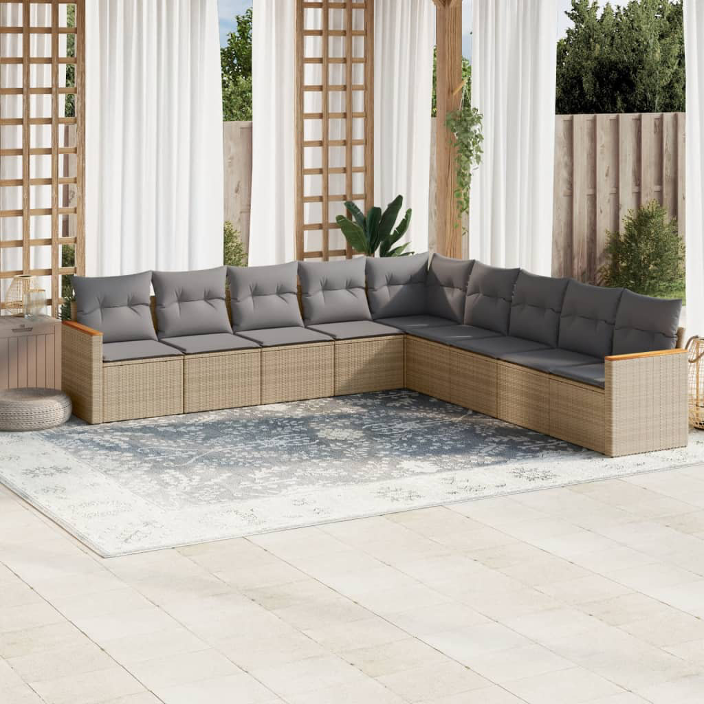 Gartensofa mit Kissen Anantram