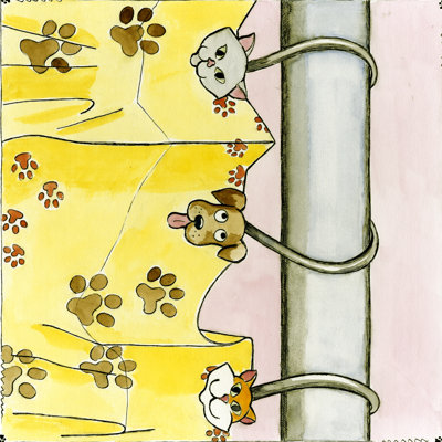 Paws by Tara Friel - Wrapped Canvas Painting