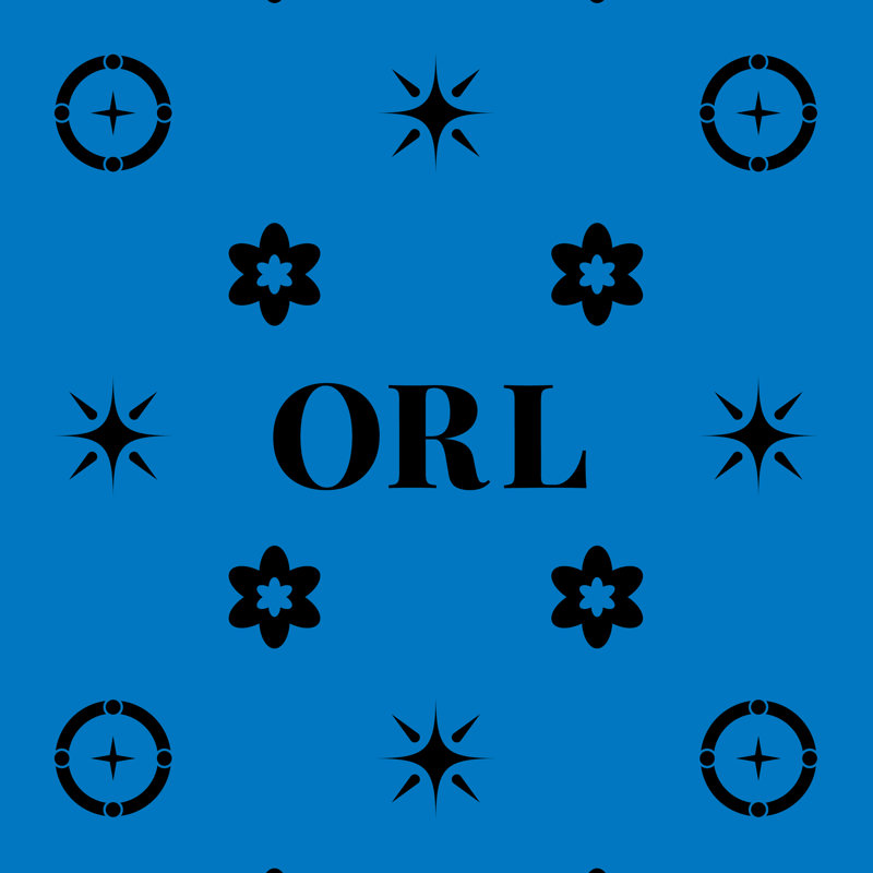 Coussin 17 po x 18 po, Bleu, noir, noir, Orlando Basketball, couleurs