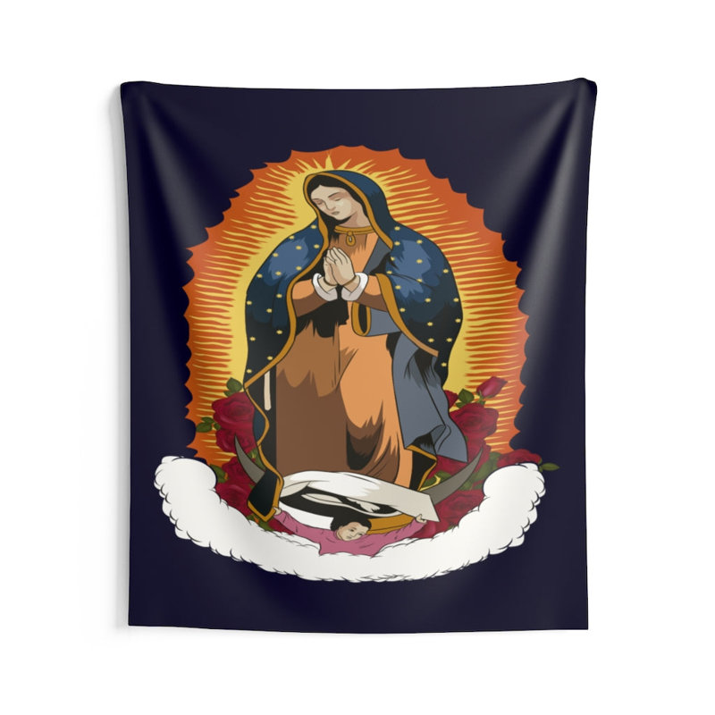 Tapisserie en polyester, H 104 po x l 88 po
