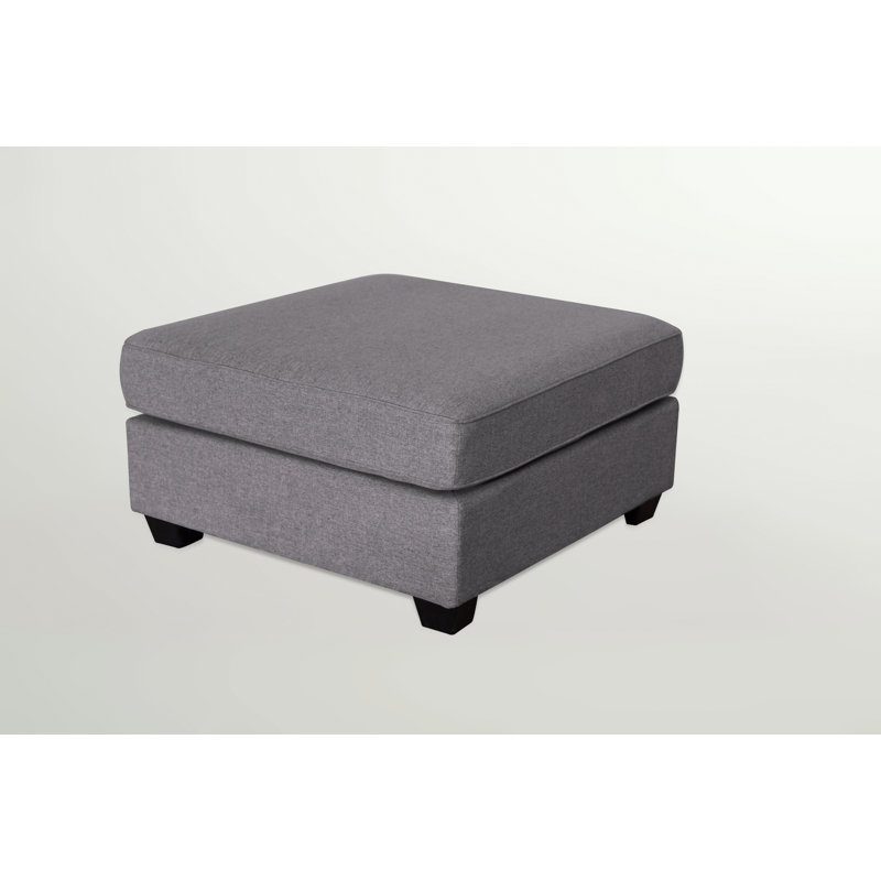 2501 Dark Grey Ottoman