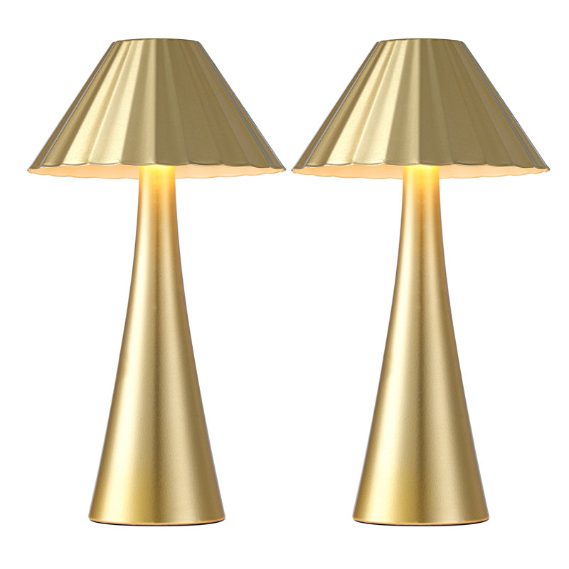 Nelie 10.5" Hardware Led Table Lamp, Gold