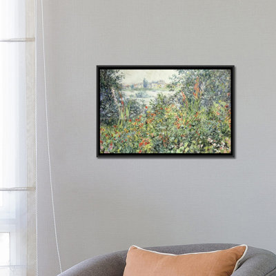 Flowers At Vetheuil; Fleurs A Vetheuil, 1881 by Claude Monet - Painting