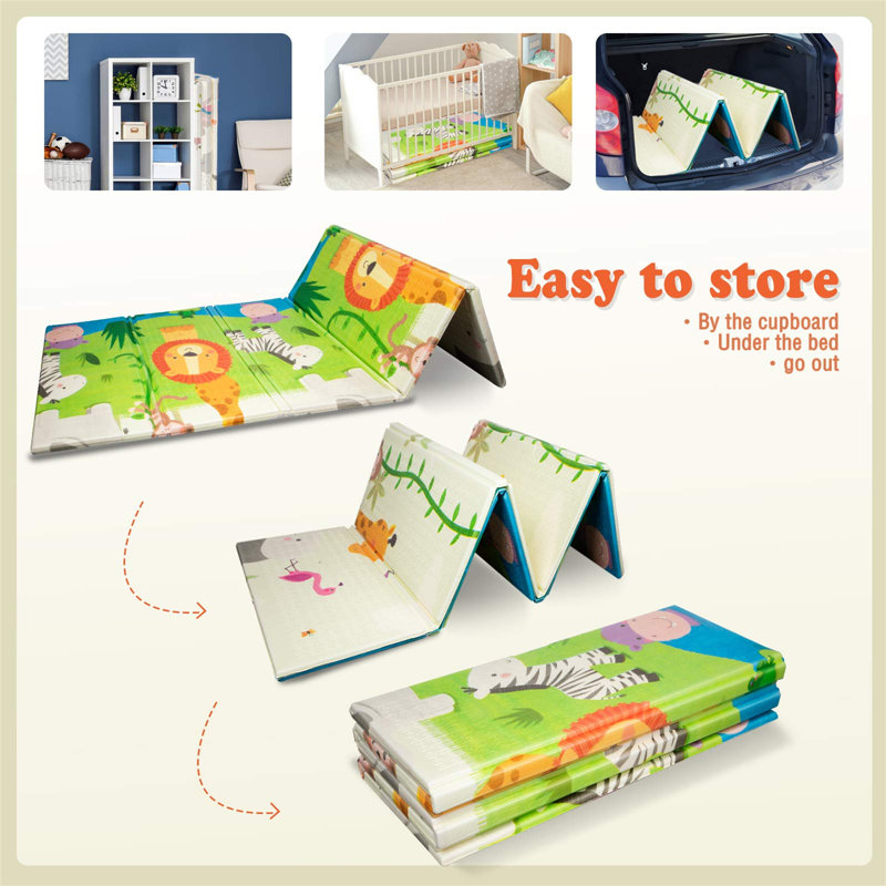Tapis de jeu pliable en mousse