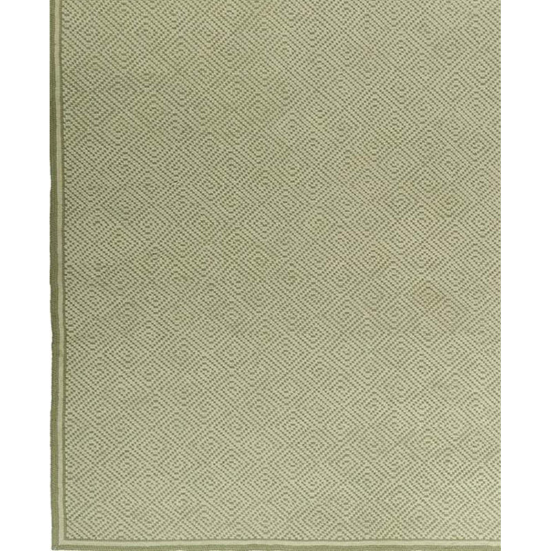 Wool Geometric Area Rug in Beige, Rectangle 7'7" x 9'9"