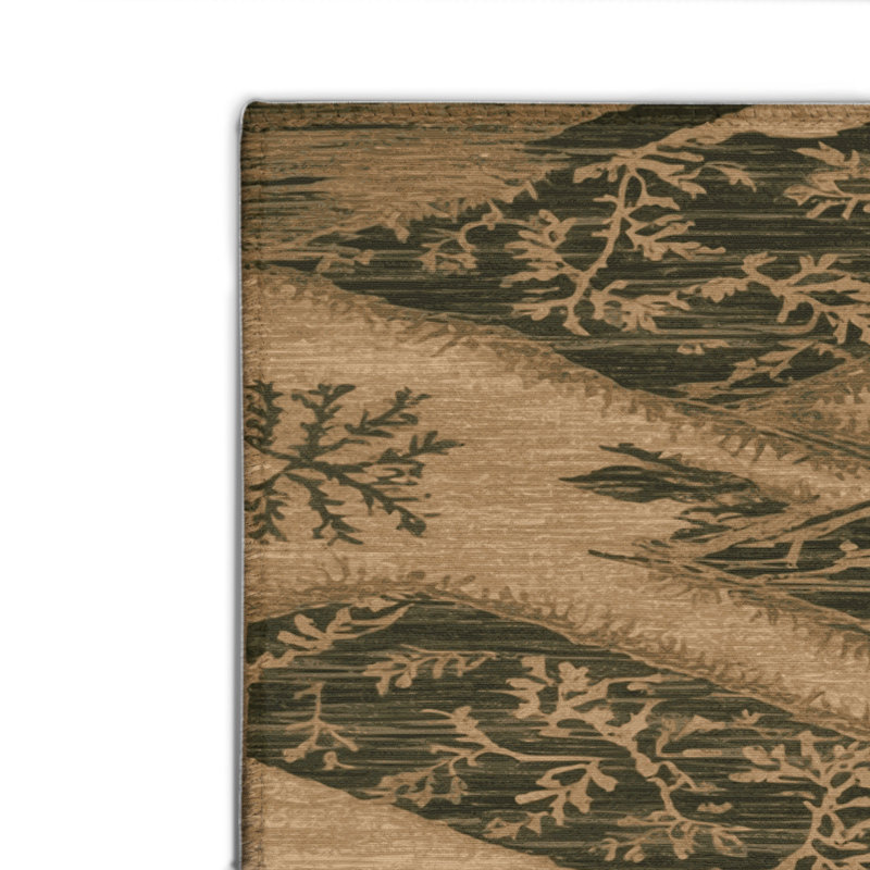 Tapis d'intérieur et d'extérieur brun Nature, Rectangulaire 8 pi x 10 pi