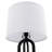 22.75'' Black USB Table Lamp with LED bulbs