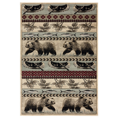 Tapis crème / beige Shirk