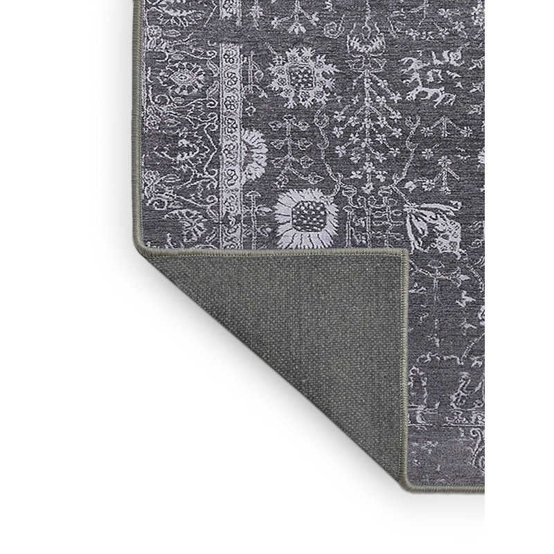 Tapis oriental gris Aramayis, Rectangle 7 pi x 9 pi
