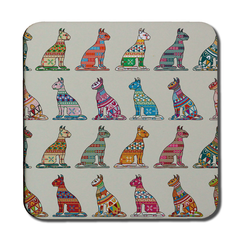 Square 6 Piece Coaster Set