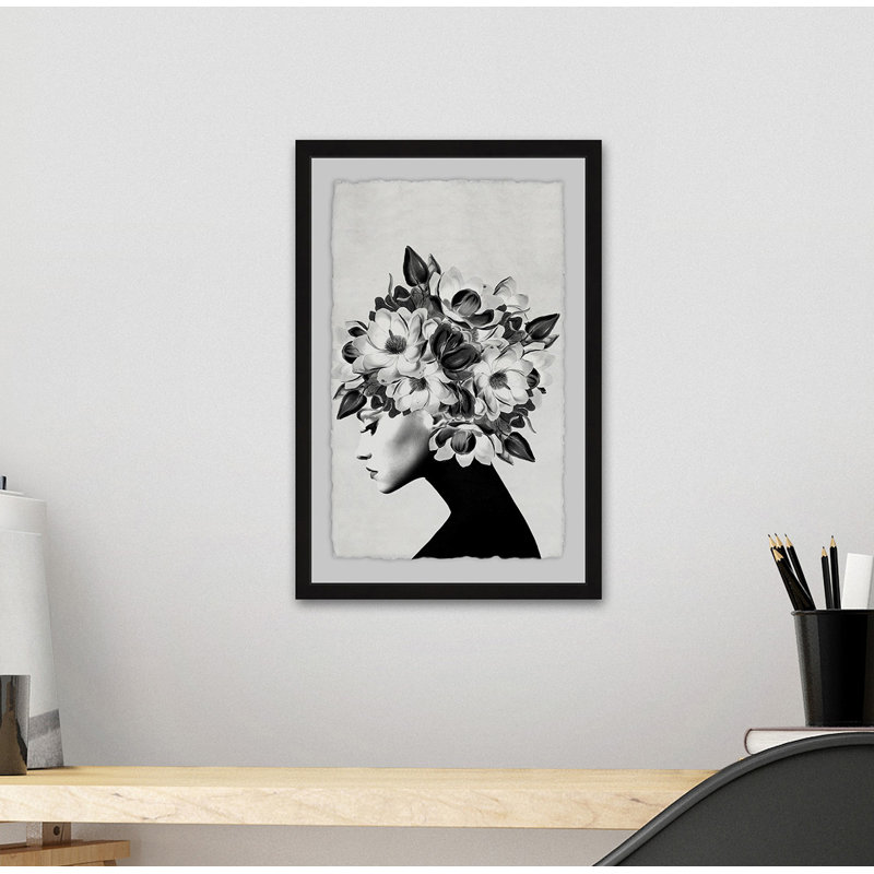 Mysterious by Julia Posokhova - Print, 30cm H x 20cm W x 3.81cm D, Picture Frame with Deckle Edges