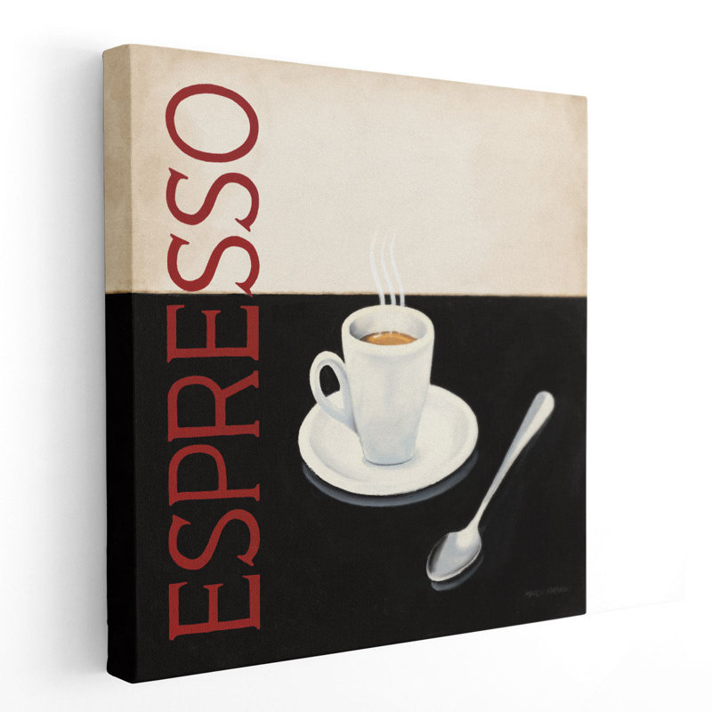 «Cafe Moderne IV», reproduction d'art sur toile, H 16 po x l 16 po