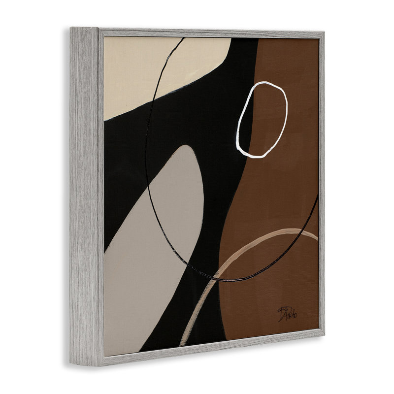 «Minimal Project Shapes», art de la giclée encadrée par Patricia Pinto, Estampe numérique Farmhouse, H 12 po x l 12 po