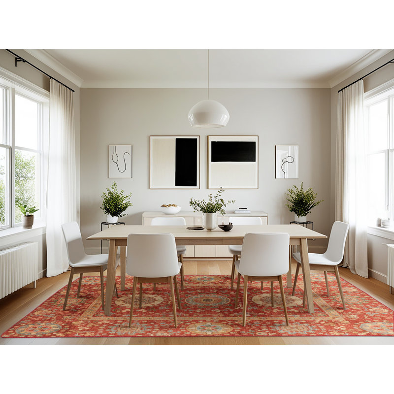 Abstract Indoor Rug, Rectangle 7' x 10'