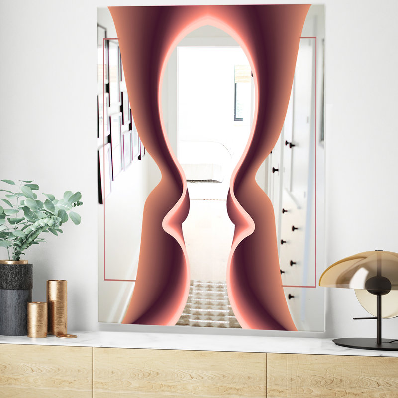 Miroir mural Nebulous Waves 5, H 39,4 po x l 29,5 po