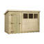 Shiplap Pent Wooden Shed-122103000