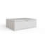 Sienna 50cm W Manufactured Wood Bedside Table
