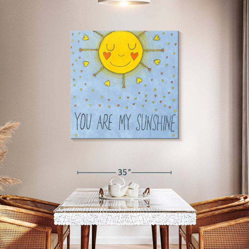 Tergel You Are My Sunshine Splashy, 39" H x 39" W