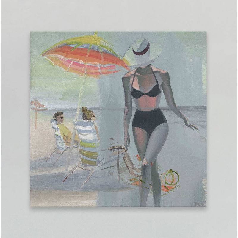 Parvez Taj - Wrapped Canvas Painting, 45cm H x 45cm W
