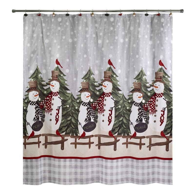 Holsinger Geometric Shower Curtain