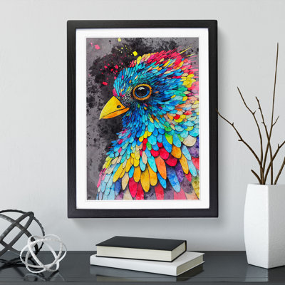 Bird Paint Drips No.2 - Wall Art