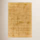Fennel Hand Loomed Viscose Yellow Rug