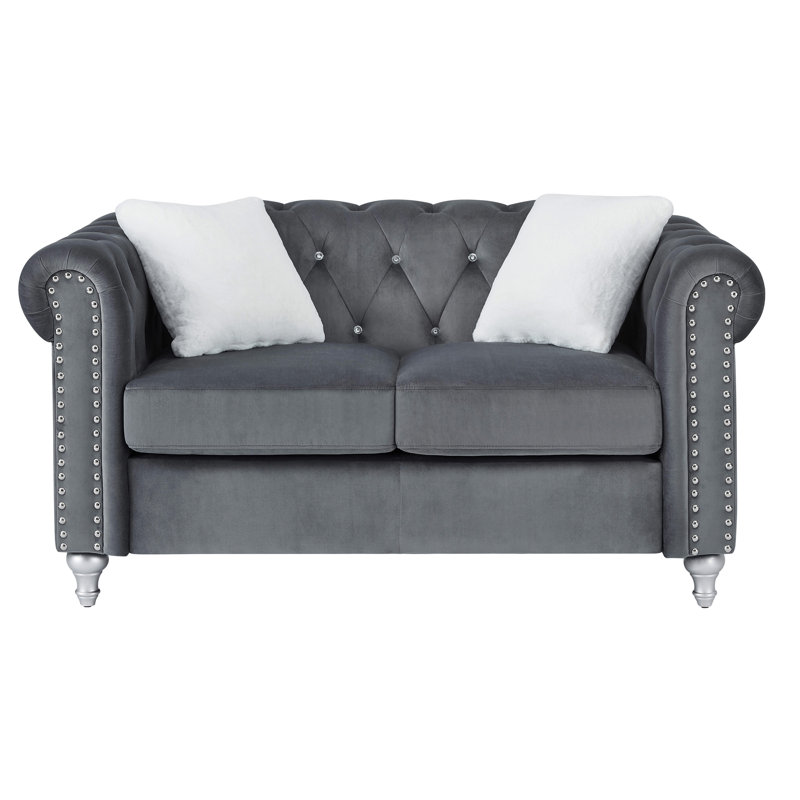 Modern Grey Loveseat For Cozy Interiors
