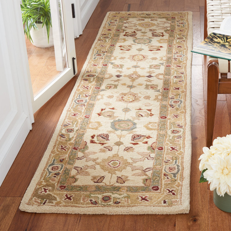 Hand Tufted Wool Pile Oriental Rug, Runner 2'3" x 10'