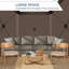 Tente de pavillon de camping 6x6FT-105122760