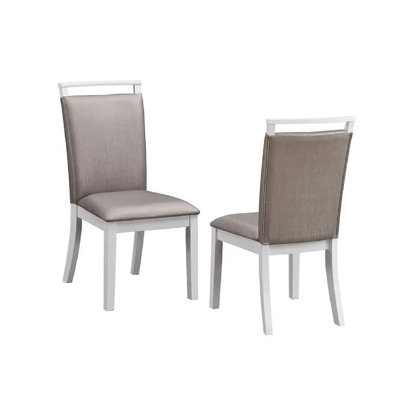 Ensemble de 2 chaises d'appoint rembourrées Rabjohn