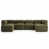 Velours vert olive est en rupture de stock