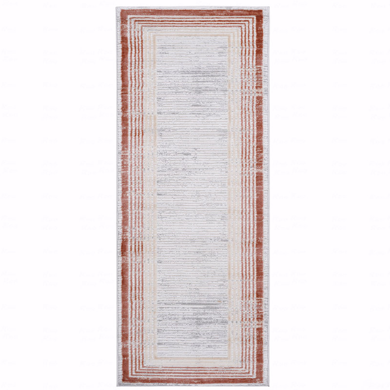 5' X 7' Bordered Area Rug, Rectangle 5'3" x 7'6"