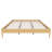 15 Inch High King Size Solid Dry Bamboo Wood Platform Bed Frame, with Wood Slat Metal Support, Modern & Minimalist Style, No Box Spring Needed, Easy Assembly-2115578490-2115578493