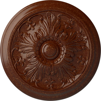 Médaillon de plafond H 16,875 po x l 16,875 po x P 3,5 po Vienna