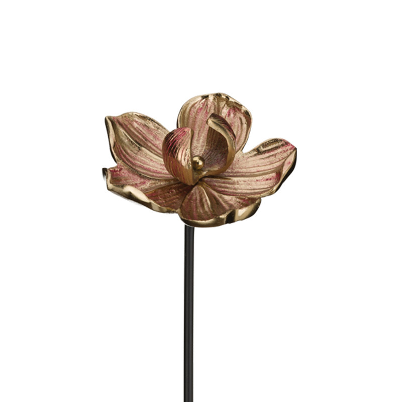 Piquet de jardin en fonte - Coquelicot