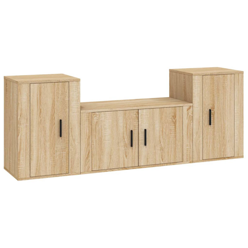 Avalene TV Stand, 15.8"H x 31.5"L x 13.6"W, Sonoma Oak