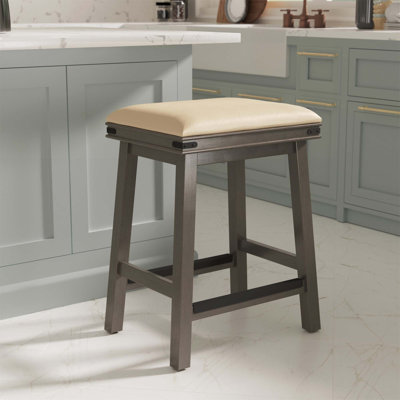 Counter Stool, Leather Seat
