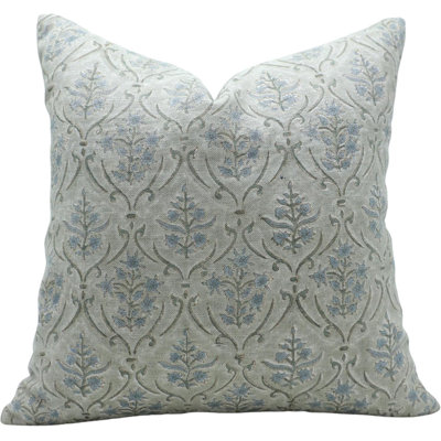 Fabdivine Handmade Block Print Decorative Cushion Cover, Vishal Pushp