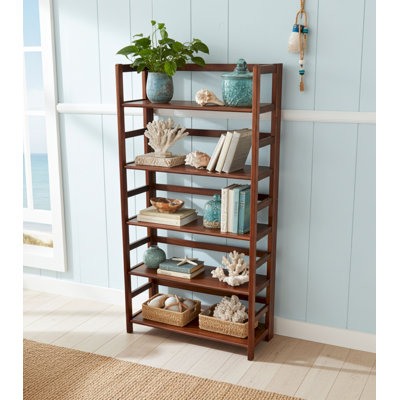 Bibliothèque en bois Jil H 59 "x l 27,5"