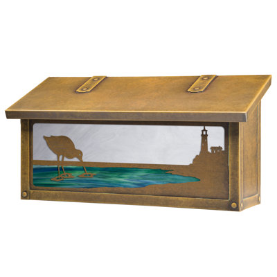 Brass Wall Mounted Mailbox