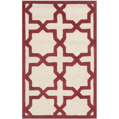 Cannen Hand Tufted Wool Geometric Rug