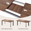 Extendable Metal Base Dining Table-998571141
