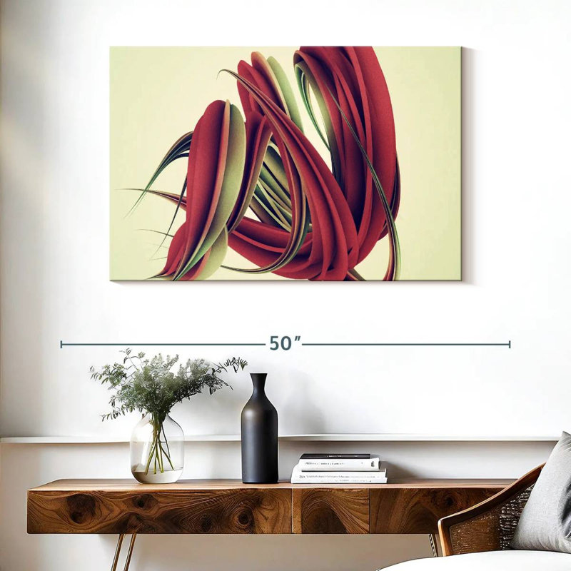 Avery Abstract Twisted Shape, 26" H x 39" W